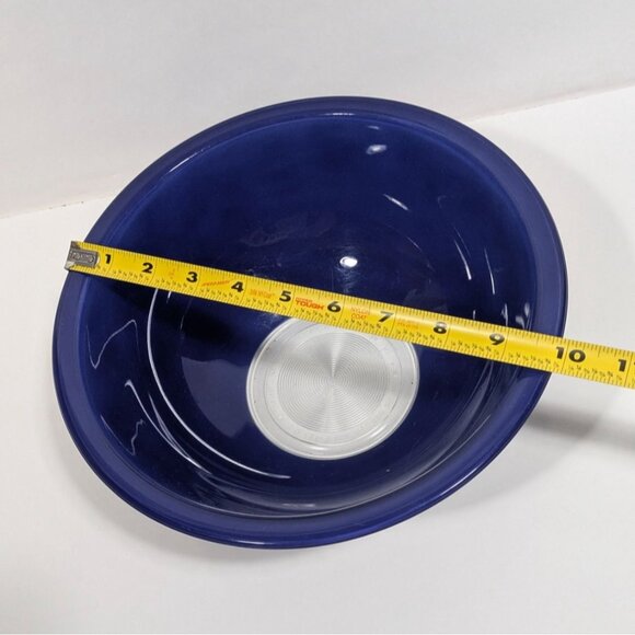Pyrex 325 Blue Mixing Bowl 2.5L Glass Kitchenware Collectible Vintage - Picture 2 of 10
